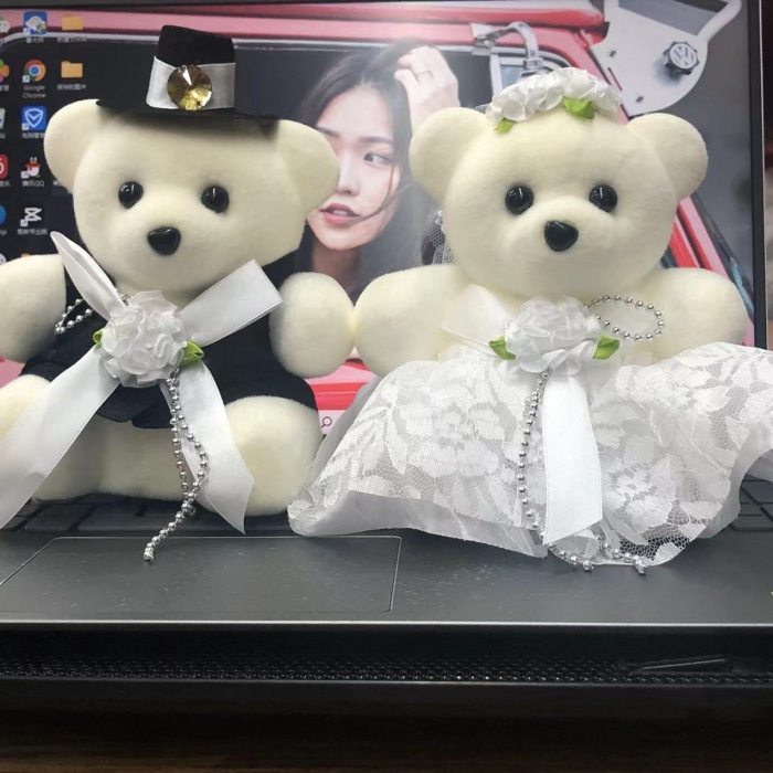 婚車情侶泡沫熊