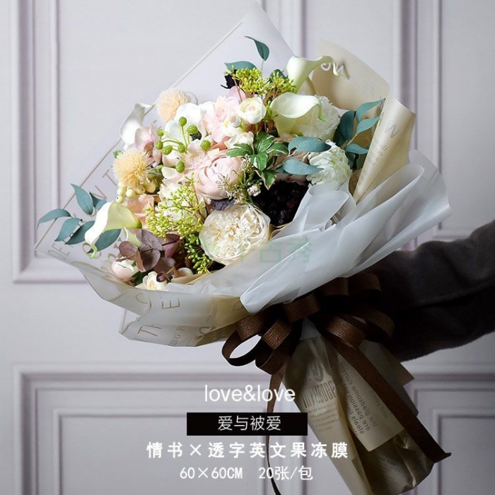 情書-英文透字果凍膜