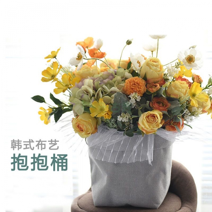 韓式布藝抱抱袋