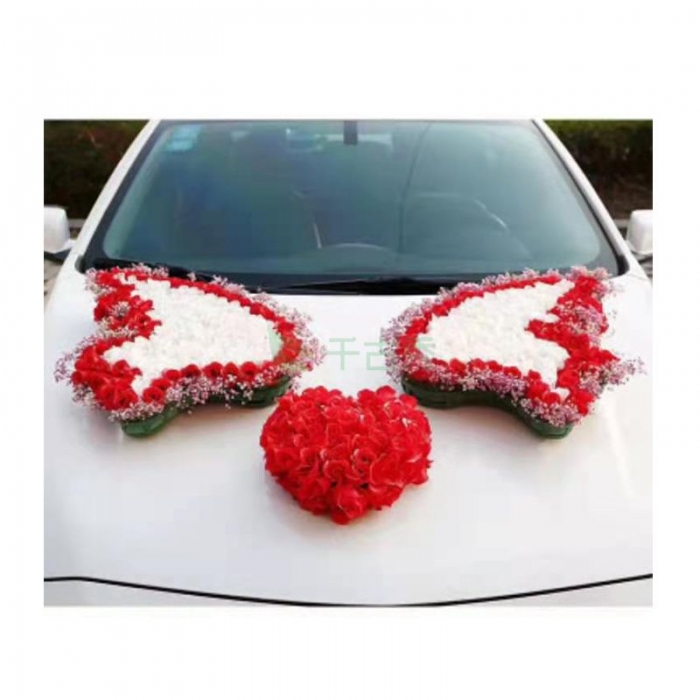 異形花泥   天使之翼 婚車花泥