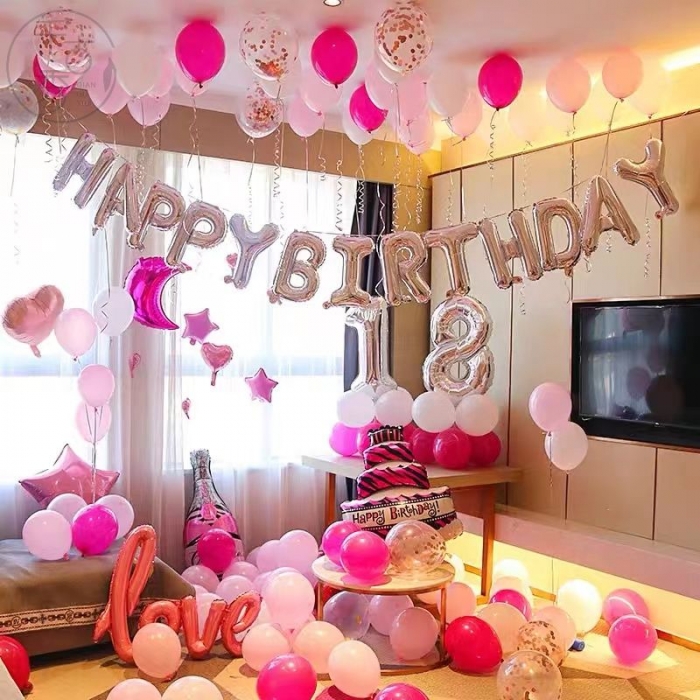 鋁箔happy birthday氣球