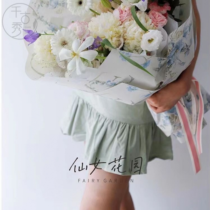 仙女花園包裝紙