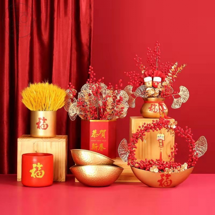 新年大福桶金屬福桶