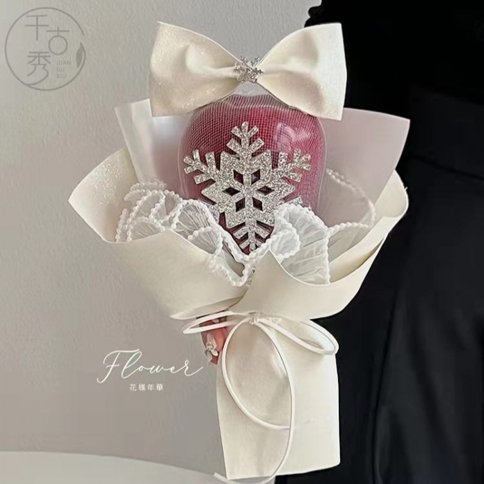 蘋果托萬能固定膠托DIY鹿角雪花