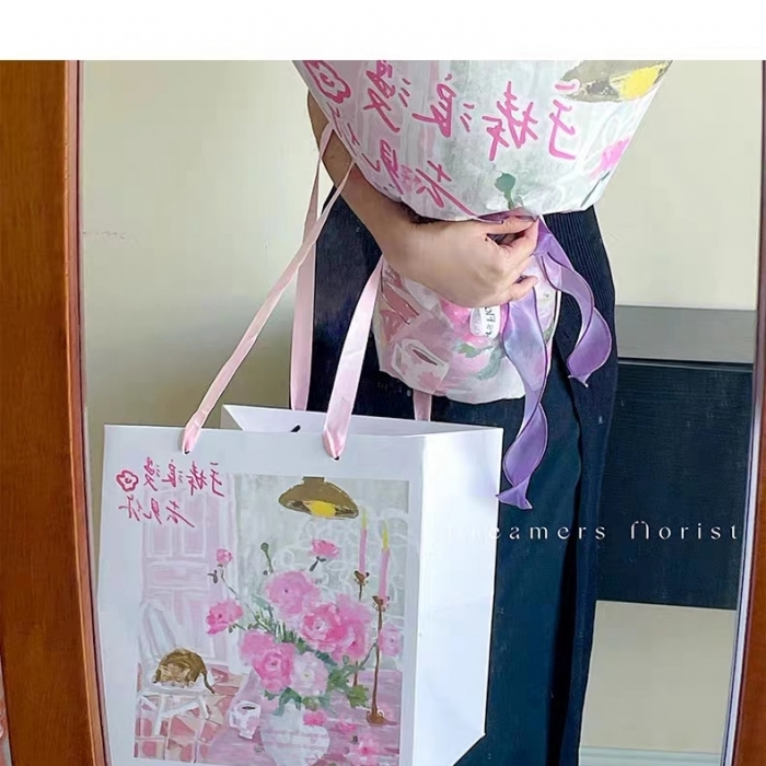 七夕鮮花花束包裝袋浪漫滿屋系列