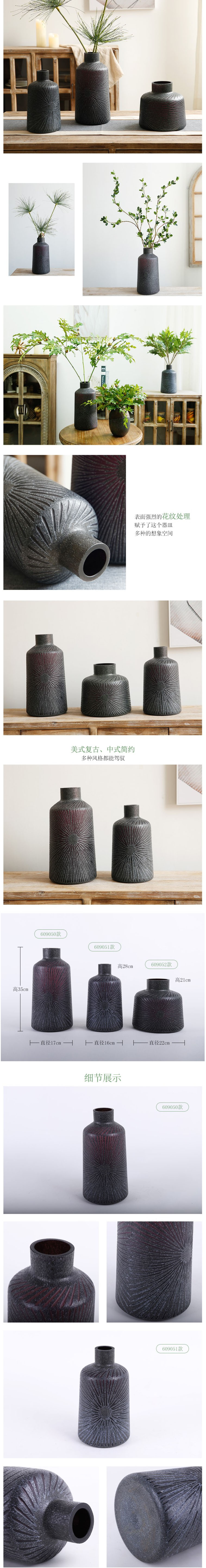 彩色復古玻璃-晶華彩色玻璃花瓶美式復古花瓶家居裝飾品擺件干花-淘寶網.jpg